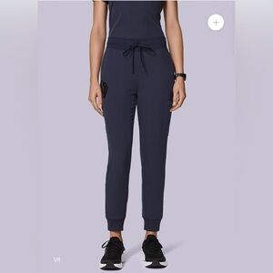 Mandala 9 Pocket scrub Joggers steel